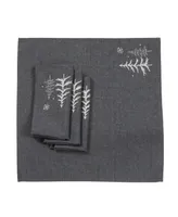 Manor Luxe Snowing Forest Christmas Napkins