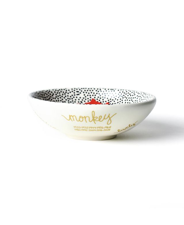 Coton Colors by Laura Johnson Chinese Zodiac Monkey Bowl