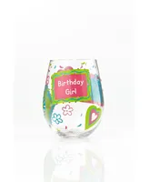 Enesco Lolita Birthday Girl Stemless Wine Glass