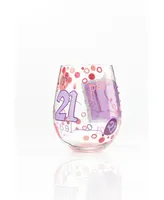 Enesco Lolita 21 Stemless Glass