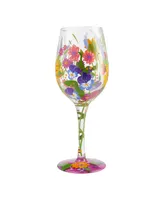 Enesco Lolita Wine in the Garden Wine Glass