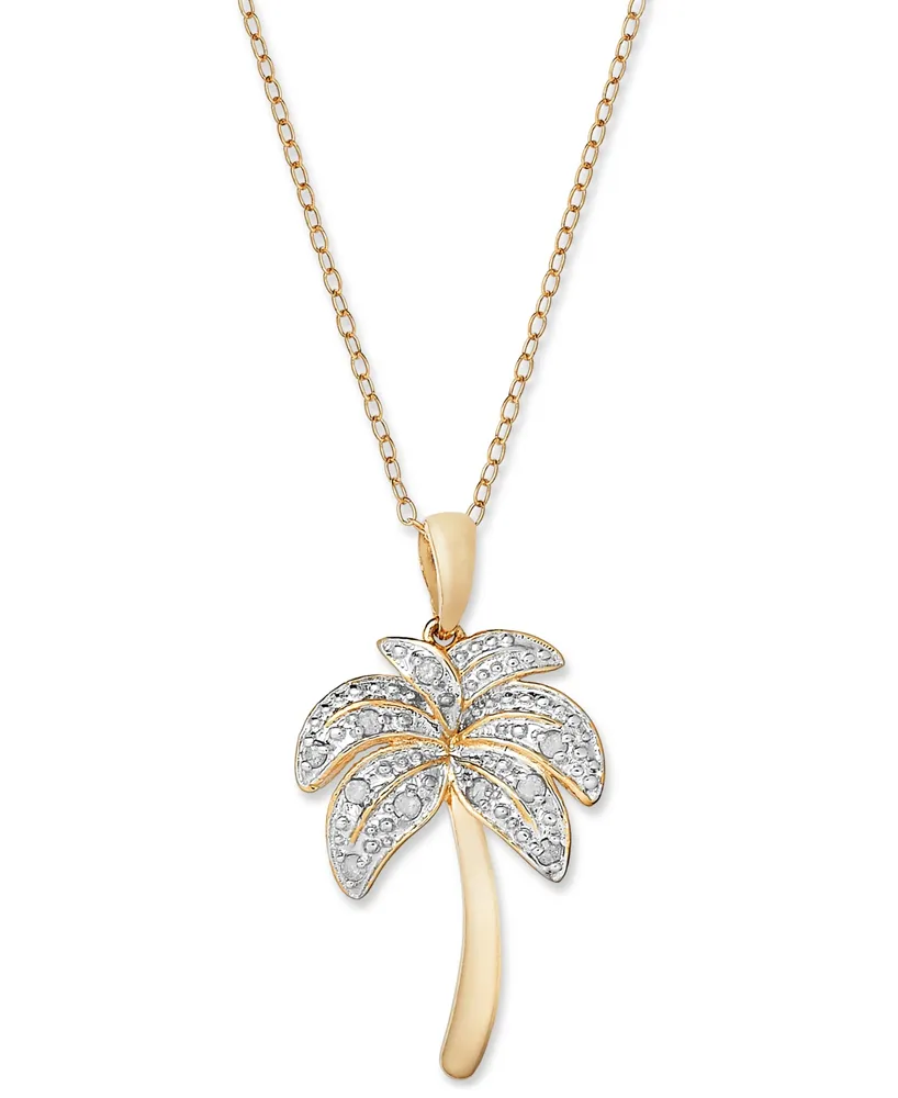 Diamond Palm Tree Pendant – S. E. Joseph Jewelers