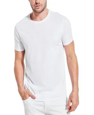 Guess Men's Embroidered Logo Short Sleeve T-shirt