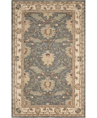 Long Street Looms India House IH75 Blue 3'6" x 5'6" Area Rug