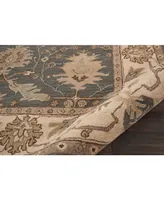 Long Street Looms India House IH75 Blue 8' x 10'6" Area Rug