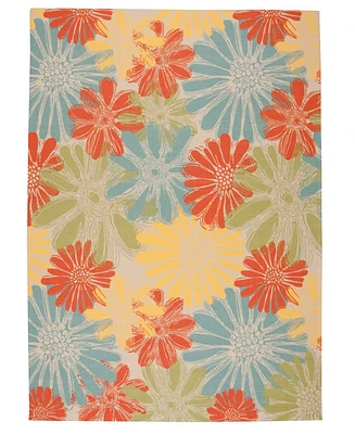 Long Street Looms Backyard BAC022 7'9" x 10'10" Outdoor Area Rug