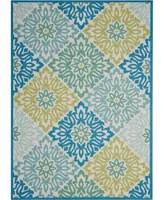 Long Street Looms Shady Brights SHA23 Midnight 5'3" x 7'5" Outdoor Area Rug