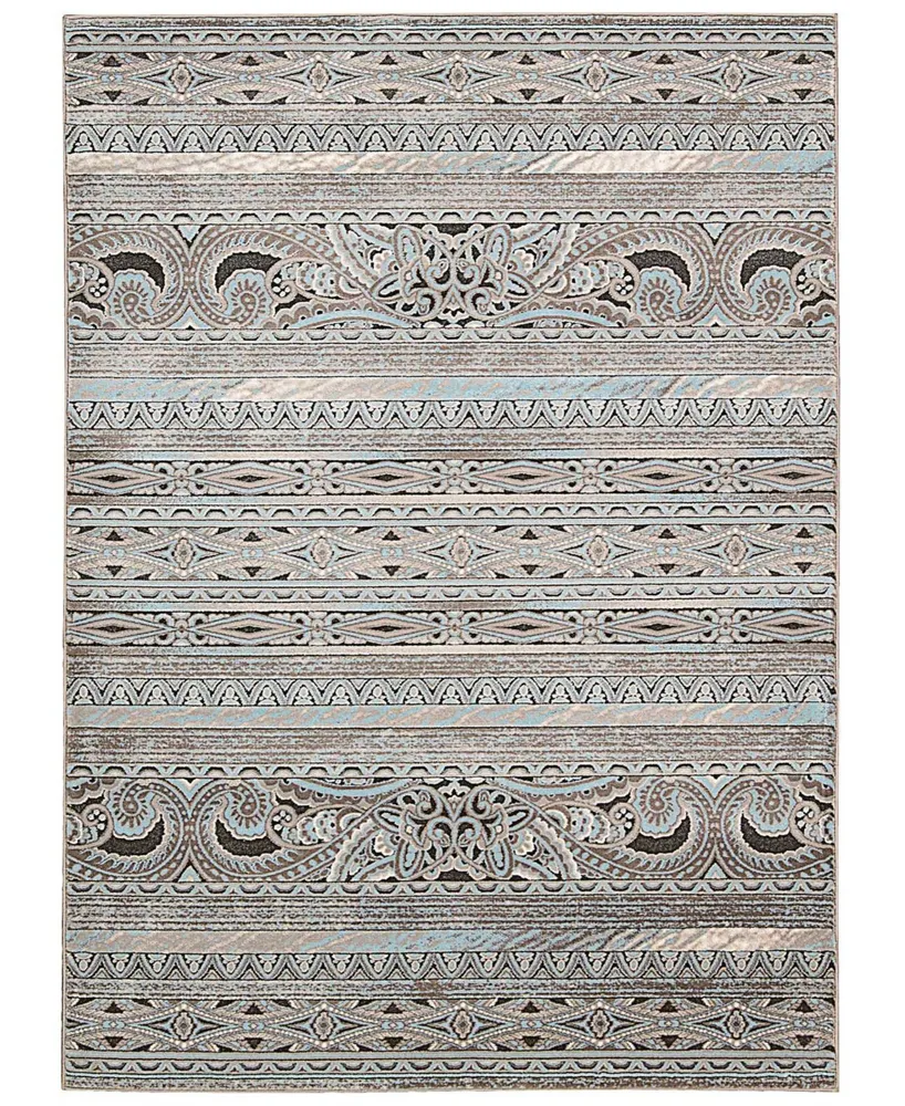 Long Street Looms Fate FAT03 Taupe 3'9" x 5'9" Area Rug