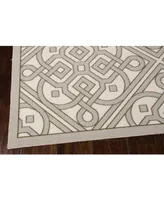 Long Street Looms Shady Brights SHA31 Taupe 5'3" x 7'5" Outdoor Area Rug