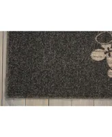 Long Street Looms Samuel SAM02 Charcoal 7'10" x 10'6" Area Rug