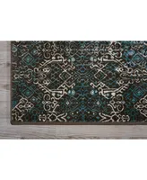 Long Street Looms Fate FAT04 Blue 3'9" x 5'9" Area Rug