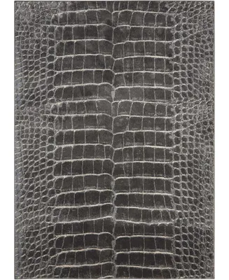 Long Street Looms Samuel SAM09 Charcoal 3'10" x 5'10" Area Rug