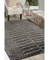 Long Street Looms Samuel SAM09 Charcoal 7'10" x 10'6" Area Rug