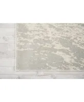 Long Street Looms Samuel SAM12 Ivory 2'2" x 7'6" Runner Rug