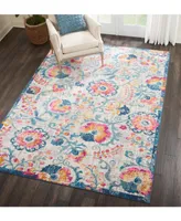 Long Street Looms Zeal ZEA19 Ivory 6'7" x 9'6" Area Rug