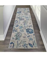 Long Street Looms Peace PEA02 2'3" x 7'3" Runner Rug