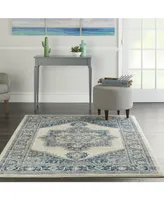 Long Street Looms Antique ANT01 Ivory 5'3" x 7'3" Area Rug