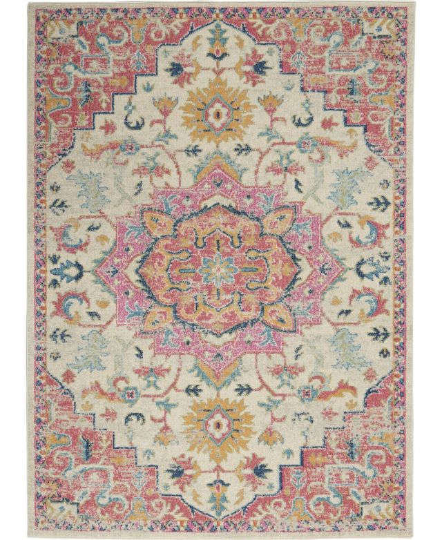 Long Street Looms Zeal ZEA25 Ivory 5'3" x 7'3" Area Rug