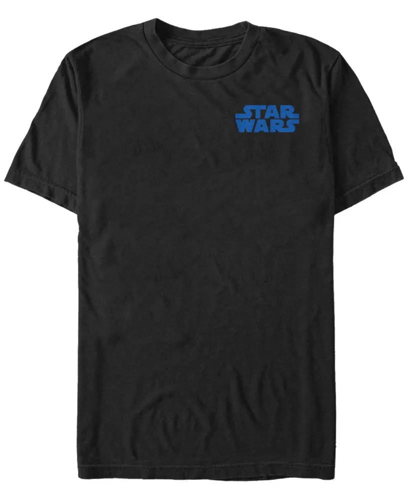 Fifth Sun Star Wars Men's Stacked Logo Basic Short Sleeve T-Shirt