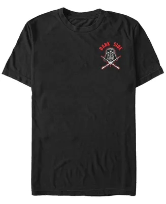 Fifth Sun Star Wars Men's Vader Dark Side Logo Short Sleeve T-Shirt