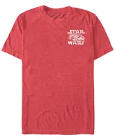 Fifth Sun Star Wars Men's Millennium Falcon Left Chest Logo Short Sleeve T-Shirt