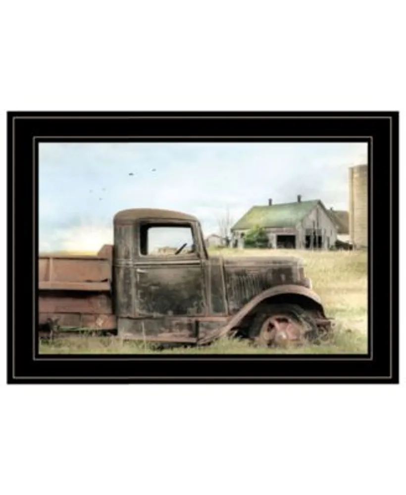 Trendy Decor 4u Vintage Like Farm Trucks I By Lori Deiter Ready To Hang Framed Print Collection