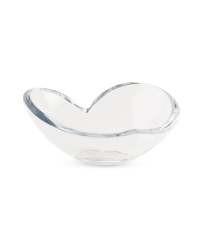 Nambe Glass Heart Bowl Large