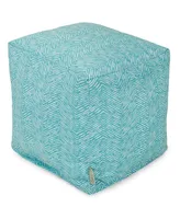 Majestic Home Goods Southwest Ottoman Pouf Cube 17" x 17"