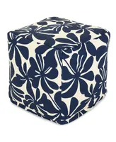 Majestic Home Goods Pentation Ottoman Pouf Cube 17" x