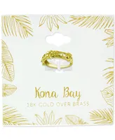 Kona Bay Decorative Floral Band Gold-Plate