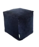 Majestic Home Goods Villa Ottoman Pouf Cube 17" x