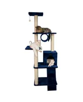 Armarkat 71" Real Wood Cat ClimbIng Tower, Cat Scratching Furniture