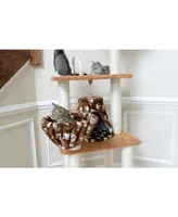 Armarkat Real Wood Cat Furniture, Pressed Wood Kitty Tower