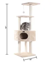 Armarkat 3-Tier Real Wood Cat Tree, Armarkat Scratch Furniture