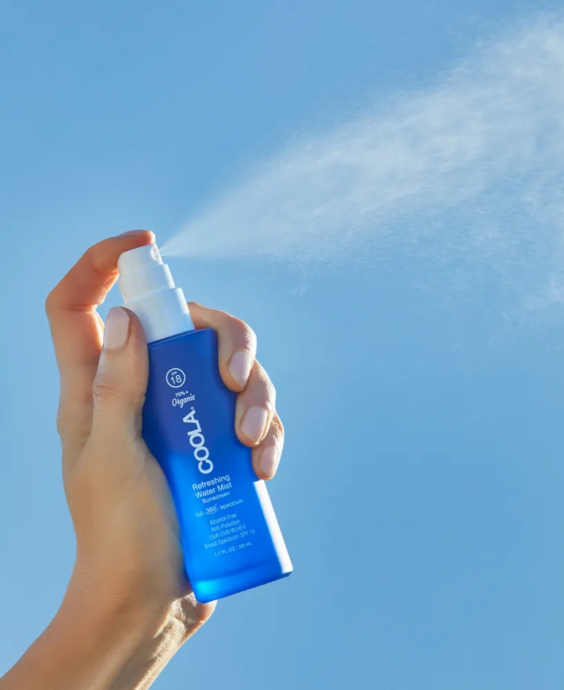 Coola Full Spectrum 360° Refreshing Water Mist Face Sunscreen Spf 18, 1.7 oz.