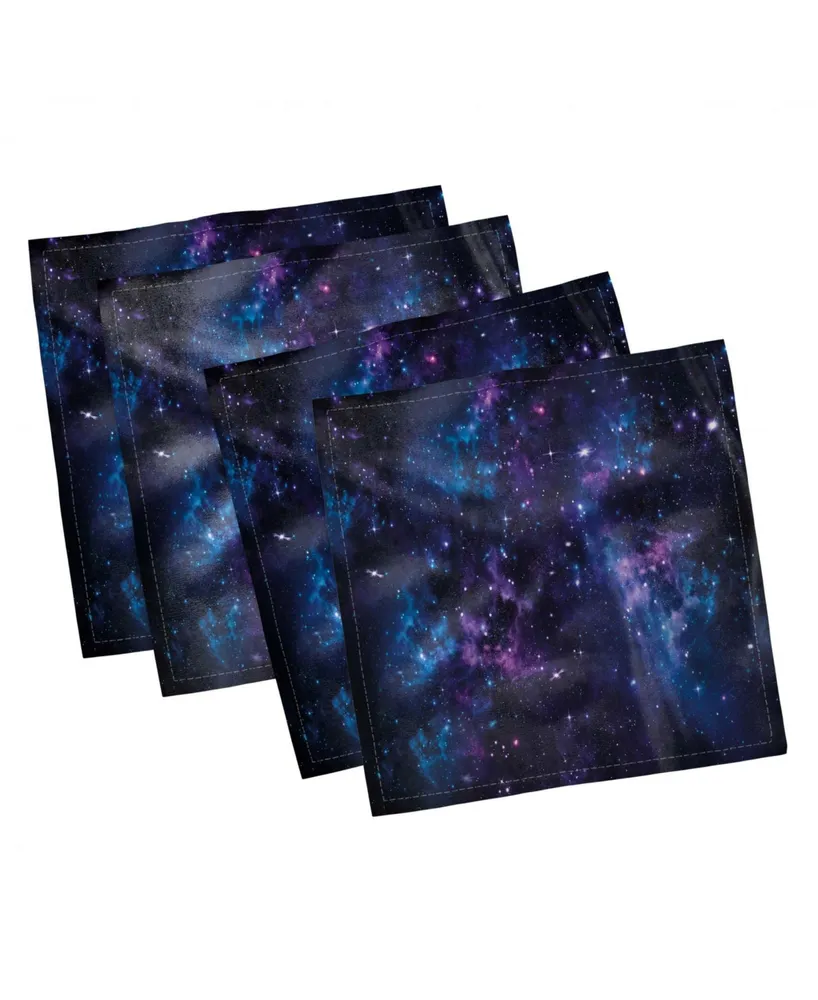 Ambesonne Space Set of 4 Napkins, 12" x 12"