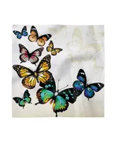 Ambesonne Butterfly Set of 4 Napkins, 18" x 18"