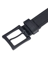Mio Marino Men's Solid Casual Prong Belt