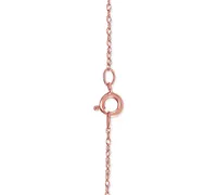 Pink Amethyst (2-1/2 ct. t.w.) and Diamond Accent 18" Pendant Necklace in 14k Rose Gold