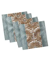 Ambesonne Diamond Set of 4 Napkins, 18" x 18"