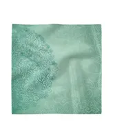 Ambesonne Outline Flower Set of 4 Napkins, 18" x 18"