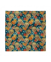 Ambesonne Sugar Skull Set of 4 Napkins, 18" x 18"