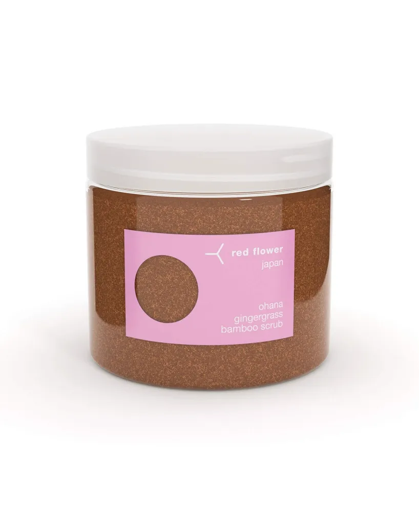 Red Flower Ohana Gingergrass Bamboo Scrub, 14.5 oz