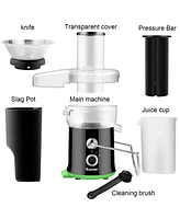 Costway Electric Juicer Wide Mouth Fruit & Vegetable Centrifugal Juice Extractor 2 Speed