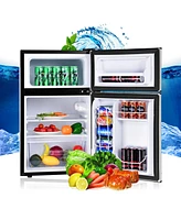 Refrigerator Small Freezer Cooler Fridge Compact 3.2 cu ft. Unit