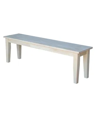 International Concepts Shaker Style Bench