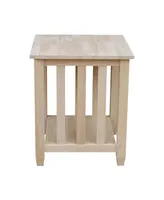 International Concepts Mission Tall End Table