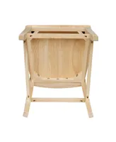 International Concepts Fanback Stool