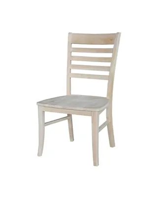 International Concepts Roma Ladderback Chairs, Set of 2