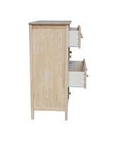 International Concepts Chest with 4 Drawers